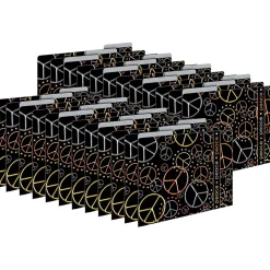 Barker Creek Peace Letter-Size File Folders, 24/Set (BC3954)