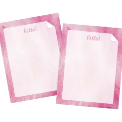 Barker Creek Pink Tie-Dye Computer Paper Pack, 100 Sheets/Set (4340)