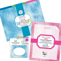 Barker Creek Pink Tie-Dye File Folder, 1/3-Cut Tab, Letter Size, Assorted, 107/Set (157)