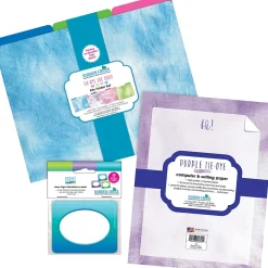 Barker Creek Purple Ombré File Folder, 1/3-Cut Tab, Letter Size, Assorted, 107/Set (154)