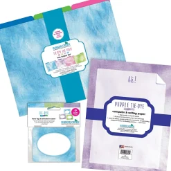 Barker Creek Purple Tie-Dye File Folder, 1/3-Cut Tab, Letter Size, Assorted, 107/Set (153)