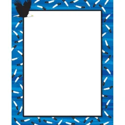 Barker Creek Sea & Sky Eagles File Folder, 1/3-Cut Tab, Letter Size, Assorted, 107/Set (148)