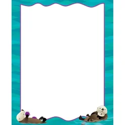 Barker Creek Sea & Sky Otters File Folder, 1/3-Cut Tab, Letter Size, Assorted, 107/Set (146)