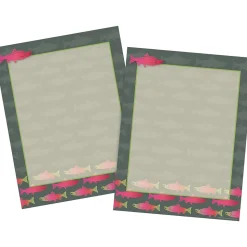 Barker Creek Sea & Sky Salmon Computer Paper, 8 ½” x 11", 100 Sheets/Set (BC3886)