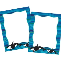 Barker Creek Sea & Sky Whales Computer Paper, 8 ½” x 11", 100 Sheets/Set (BC3883)