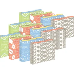 Barker Creek Thoughtfulness File Folder, 1/3-Cut Tab, Letter Size, Assorted, 36/Set (4407)