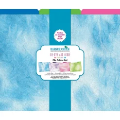 Barker Creek Tie-Dye & Ombré File Folder, 1/3-Cut Tab, Letter Size, Assorted, 12/Pack (2014)