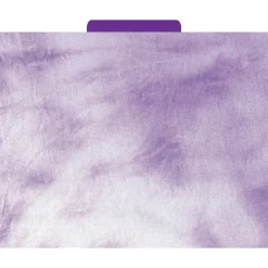 Barker Creek Tie-Dye and Ombré File Folders, 3-Tab, Letter Size, Assorted, 12/Pack (1346)