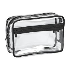 Basics PVC Travel Organizer, Clear/Black (A004295HA)