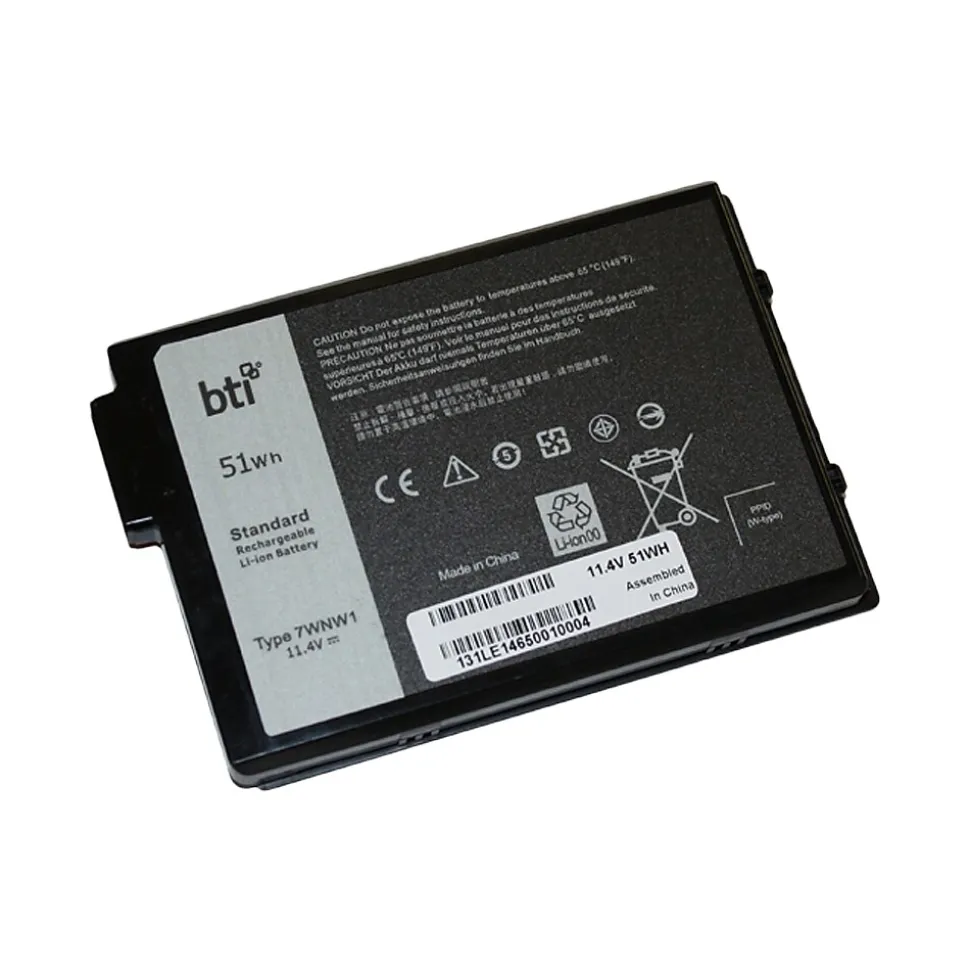 Battery Technology Li-Ion Replacement Battery for Dell Latitude, 4254mAh (7WNW1-BTI)