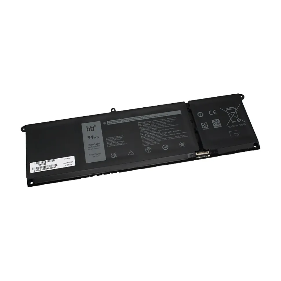 Battery Technology Li-Ion Replacement Battery for Dell Laptops, 3420mAh (V6W33-BTI)