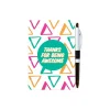 Baudville Colorific Value Thanks for Being Awesome Journal with Pen, 4" x 6", Ruled, Multicolor, 5/Pack (94105P5)