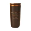 Baudville Cosmic Copper Purpose Is Your Why Tumbler, Brown/Copper, 16 oz. (93547)