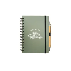 Baudville Journal, Wide-Ruled, Green/White, 70 Pages, 5/Pack (1396065P531)