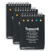 Baudville Teamwork Pocket Journal, 3" x 4", Narrow Ruled, 80 Pages, 3/Pack (1399868P331)