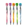 Baudville Tie-Dye Mood Retractable Pens, Black Ink, 5/Pack (94380)
