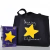 Baudville® Tote Bag With Journal And Pen, Making the Difference