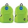 BAZIC Products Classic Backpack, Lime Green, Pack of 2 (BAZ1054-2)