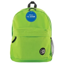 BAZIC Products Classic Backpack, Lime Green, Pack of 2 (BAZ1054-2)