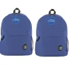 BAZIC Products® Classic Backpack 17" Blue, Pack of 2 (BAZ1051-2)