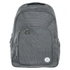 Bazic Raleigh Laptop Backpack, Large, Gray (1114)