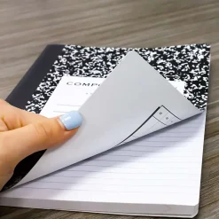 Bazic 1-Subject Composition Notebooks, Wide Ruled, 100 Sheets, Multicolor, 6/Bundle (BAZ5090-6)