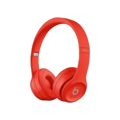 Beats Solo3 Wireless Bluetooth Stereo Headphones, Citrus Red (MX472LL/A)