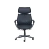 Beautyrest Leather Computer and Desk Chair, Black/Gray (51546)