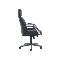Beautyrest Leather Computer and Desk Chair, Black/Gray (51546)