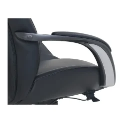 Beautyrest Leather Computer and Desk Chair, Black/Gray (51546)
