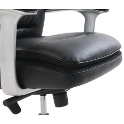 Beautyrest Platinum Sofil Bonded Leather Executive Chair, Black (49404B)