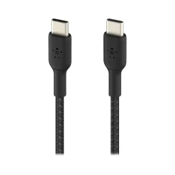 Belkin BOOST CHARGE 6.56' USB Type-C to Type-C Power Cable, Male to Male, Black (CAB004BT2MBK)