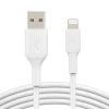 Belkin BOOST CHARGE Lightning to USB-A Cable, 15cm / 6", White