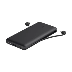 Belkin BOOST CHARGE Plus Lightning/USB Type-C Power Bank for Most Smartphones, 10000mAh, Black (BPB006BTBLK)