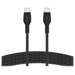 Belkin BOOST CHARGE PRO Flex USB Type-C Cable for Most Smartphones, Black (CAB011BT2MBK)