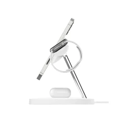 Belkin BOOST CHARGE PRO 3-in-1 Wireless Charger for iPhone 12, White (WIZ009ttWH)