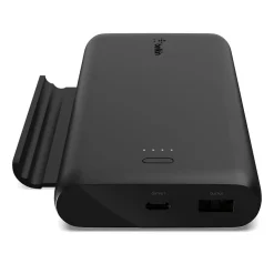 Belkin BOOST CHARGE USB Power Bank with Stand for Most Smartphones, 10000mAh, Black (BPZ002BTBK)