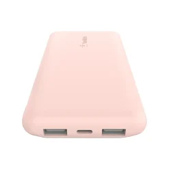 Belkin BOOST CHARGE USB Power Bank, 10000mAh, Rose Gold (BPB011BTRG)
