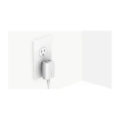 Belkin BOOST CHARGE USB-C to Lightning Car Charger for Multiple Brands, White (WCA003dqWH)