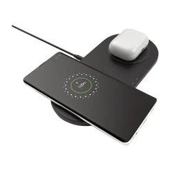 Belkin BoostCharge Dual Wireless Charging Pads, Black (WIZ002TTBK)