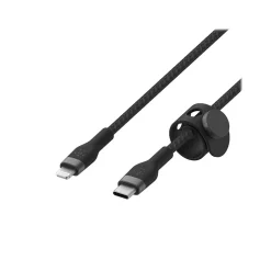 Belkin BOOST↑CHARGE PRO Flex Lightning to USB for iPhone/iPad, Black (CAA011bt2MBK)