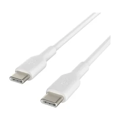 Belkin BoostCharge USB-C to USB-C Charging Cable, 3.3 ft., White, 2/Pack (CAB003bt1MWH2PK)