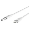 Belkin Lightning Audio Cable for iPhone/iPad/iPod Touch, White (AV10172BT03-WHT)