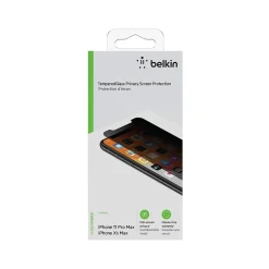 Belkin SCREENFORCE Tempered Glass Privacy Filter & Screen Protector for iPhone 11 Pro Max (OVA005ZZ)