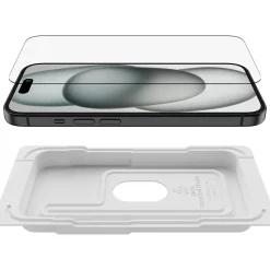 Belkin ScreenForce TemperedGlass Screen Protector for iPhone 15 (OVA135zz)