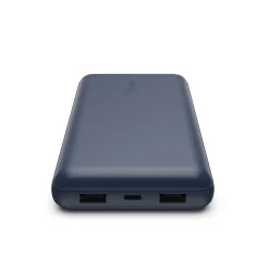 Belkin USB-A/USB-C Power Bank for Multiple Brands, 20000 mAh, Blue (BPB012btBL)