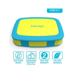 bentgo Kids Brights Lunch Box, Citrus Yellow, 19 oz. (BGOBRTS-C)