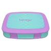 bentgo Kids Prints Mermaid Scales Lunch Box, Teal/Purple (BGKDPT-MMD)
