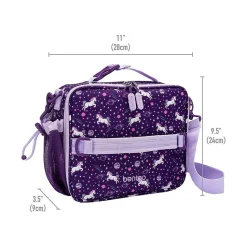 bentgo Kids Unicorn Prints Lunch Bag, Multicolor (BGPTBAG-UNI)