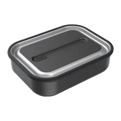 Bentgo MicroSteel Lunch Box, Carbon Black, 41 oz. (BGSTLCH-CB)
